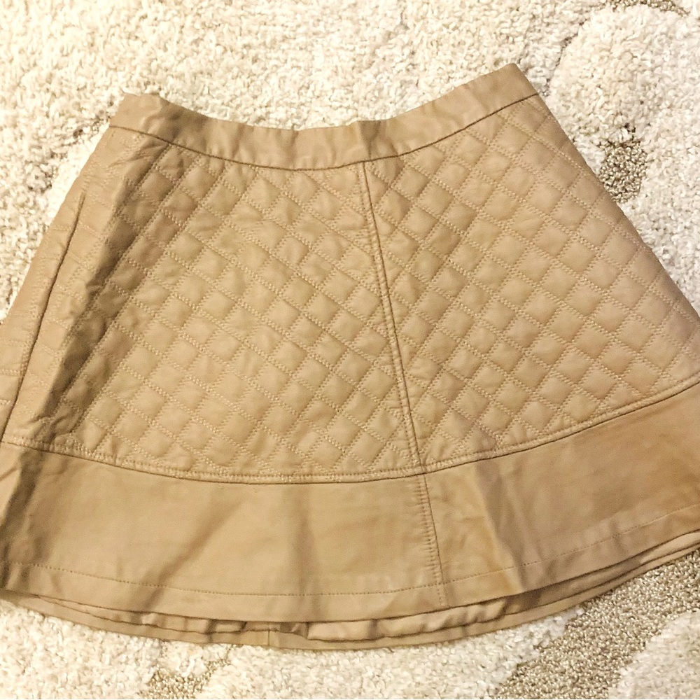 Leather skirt